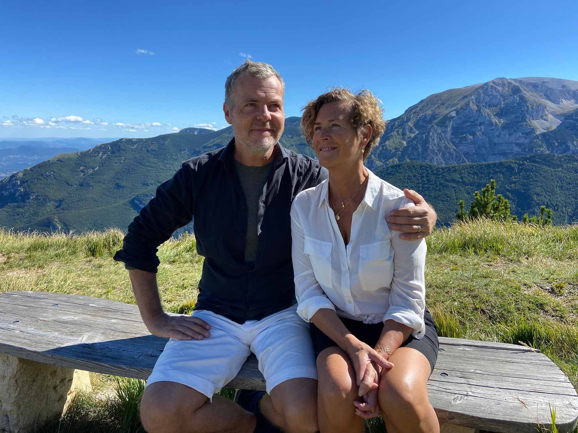 Stefan och Elisabeth sade upp sig, sålde huset och startade B&B i Italien